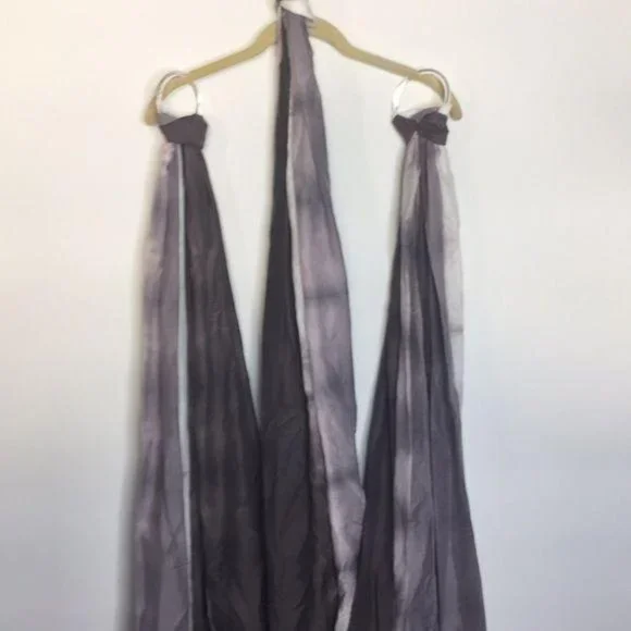 Eileen Fisher Tie Dye Organic Cotton Blend Scarf - Picture 2 of 6
